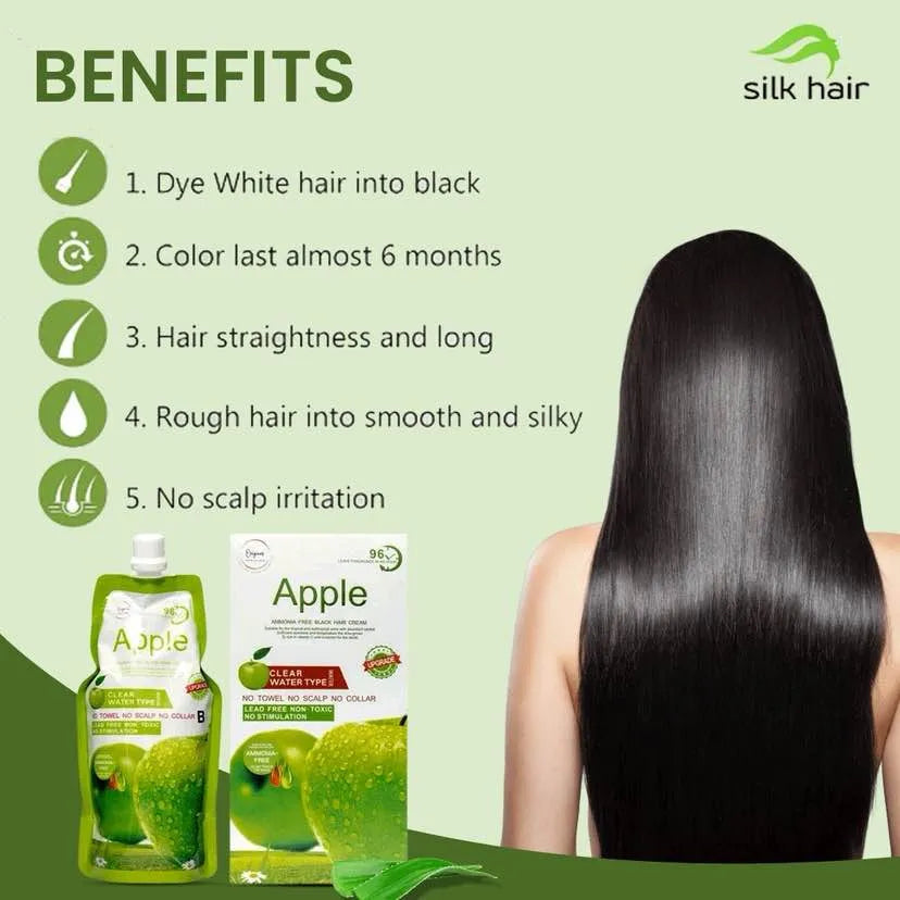 APPLE Ammonia-Free Hair Cream (NO TOWEL NO SCALP NO COLLAR)